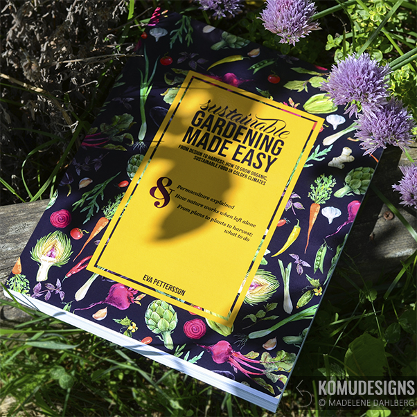 Sustainable gardening made easy - Book design / Bokdesign