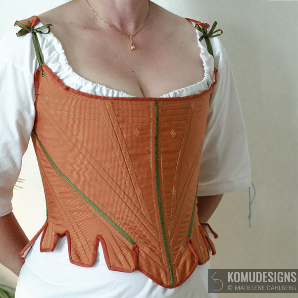 18th century stays corset / 1700tal snörliv korsett