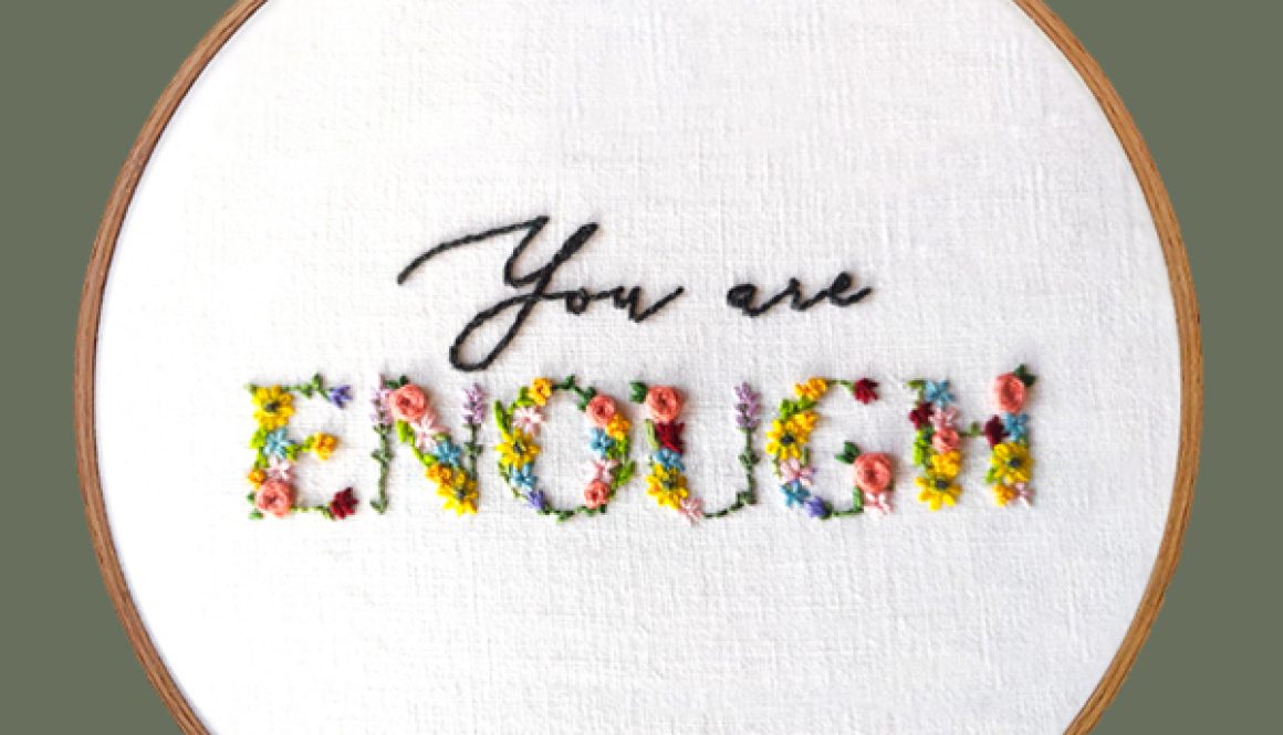 Enough embroidery pattern / Enough broderimönster