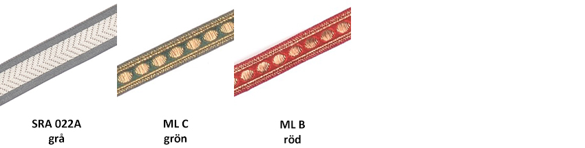 Patterned ribbons / Mönstrade band